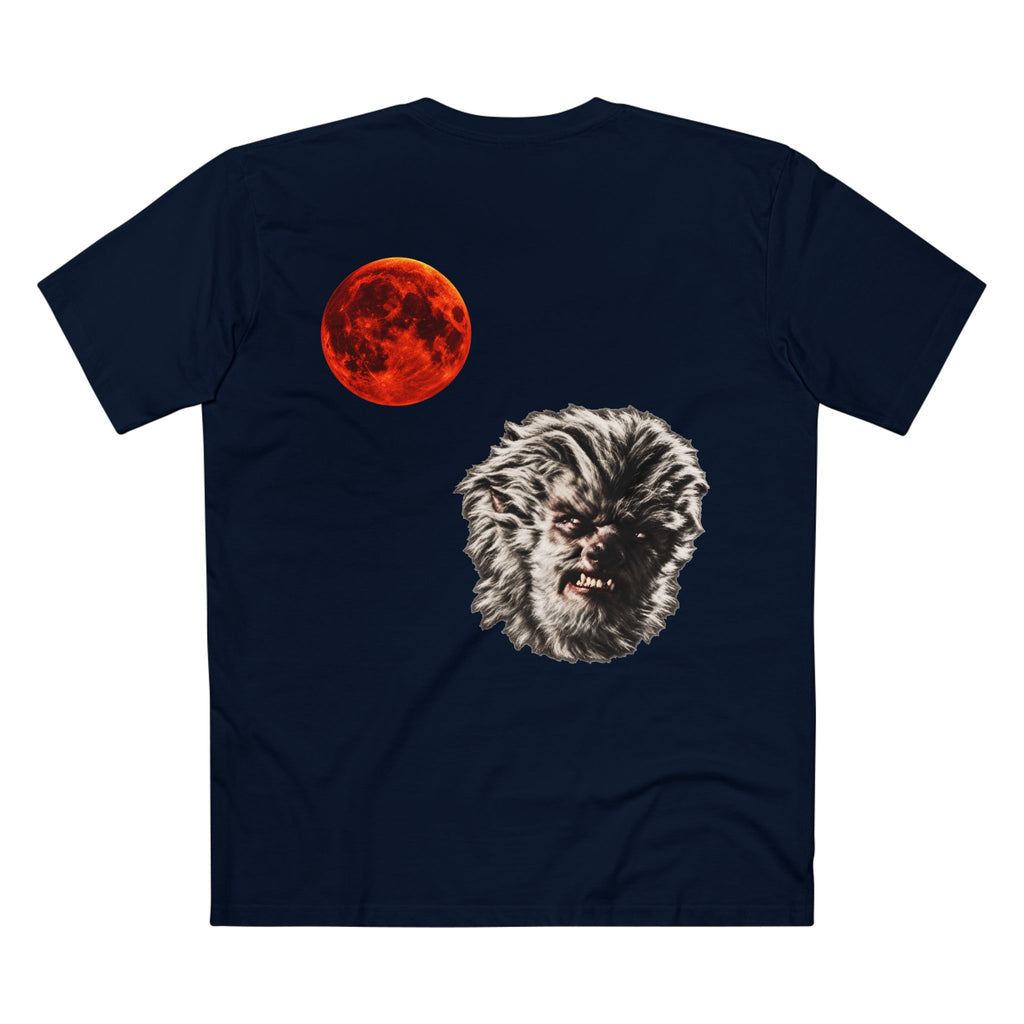 Halloween - Midnight Moon and Werewolf - Adult Staple Tee