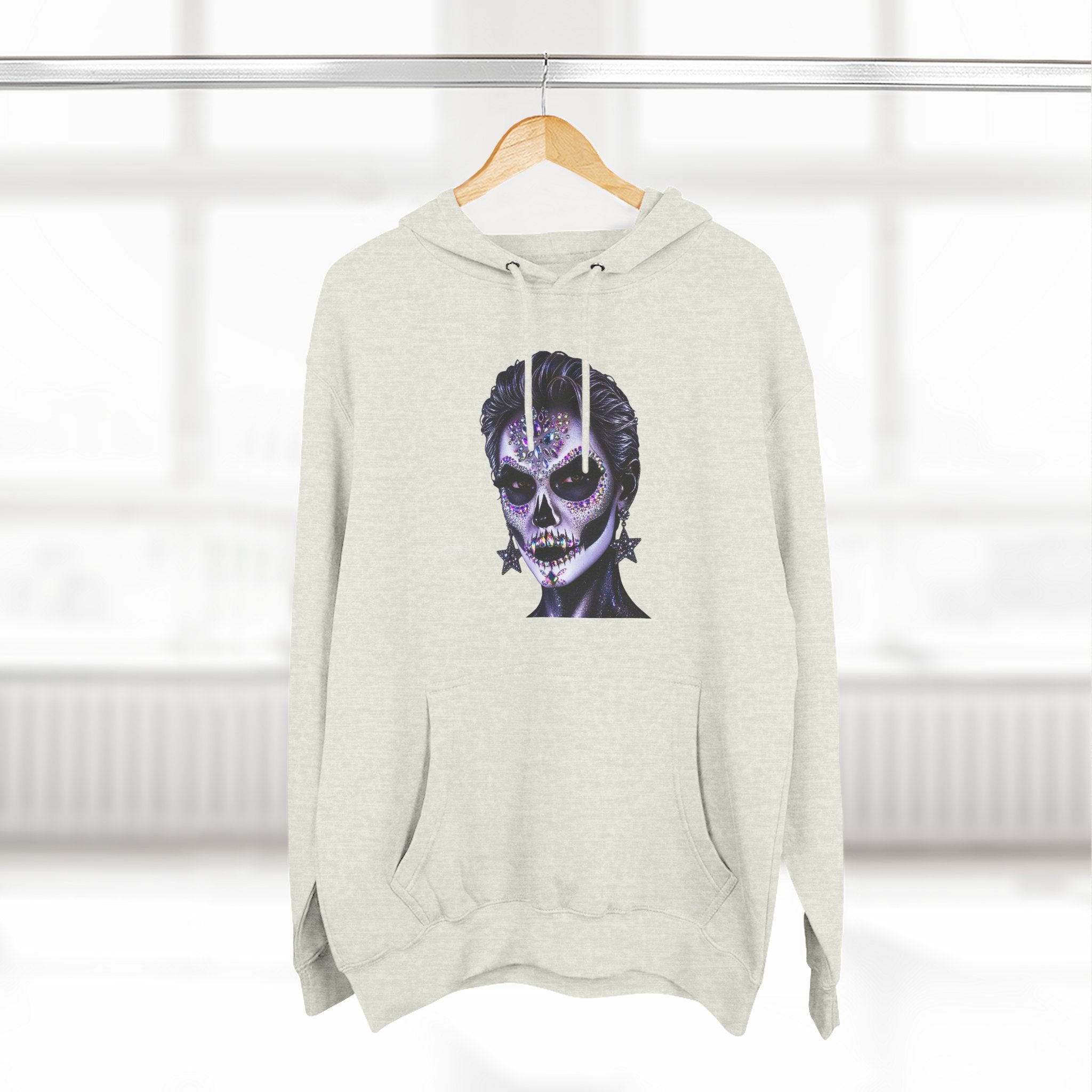 Halloween - Día de los Muertos -Three-Panel Fleece Hoodie