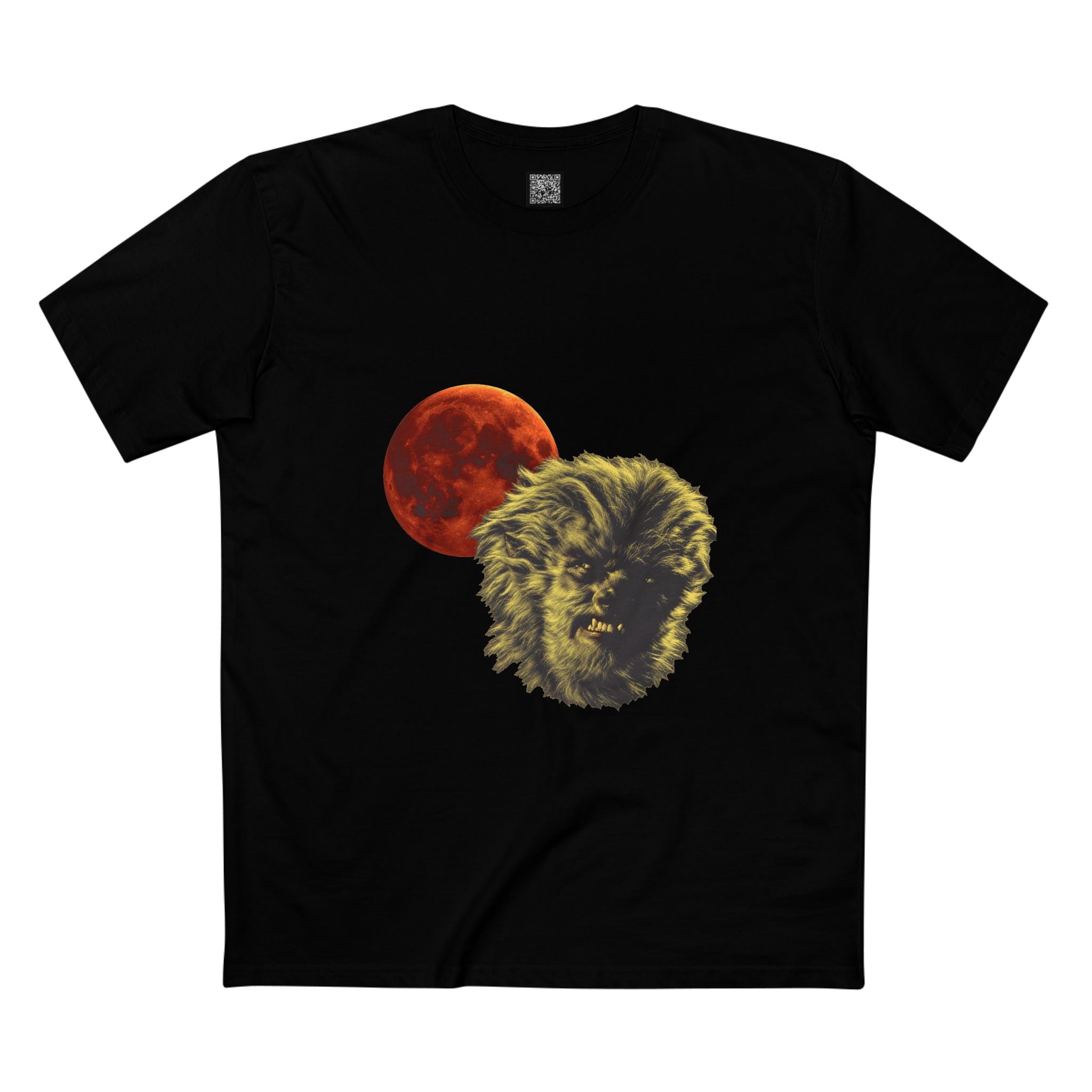 Halloween - Midnight Moon and Werewolf - Adult Staple Tee