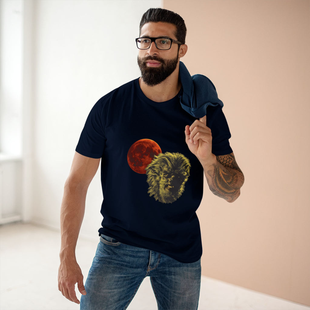 Halloween - Midnight Moon and Werewolf - Adult Staple Tee