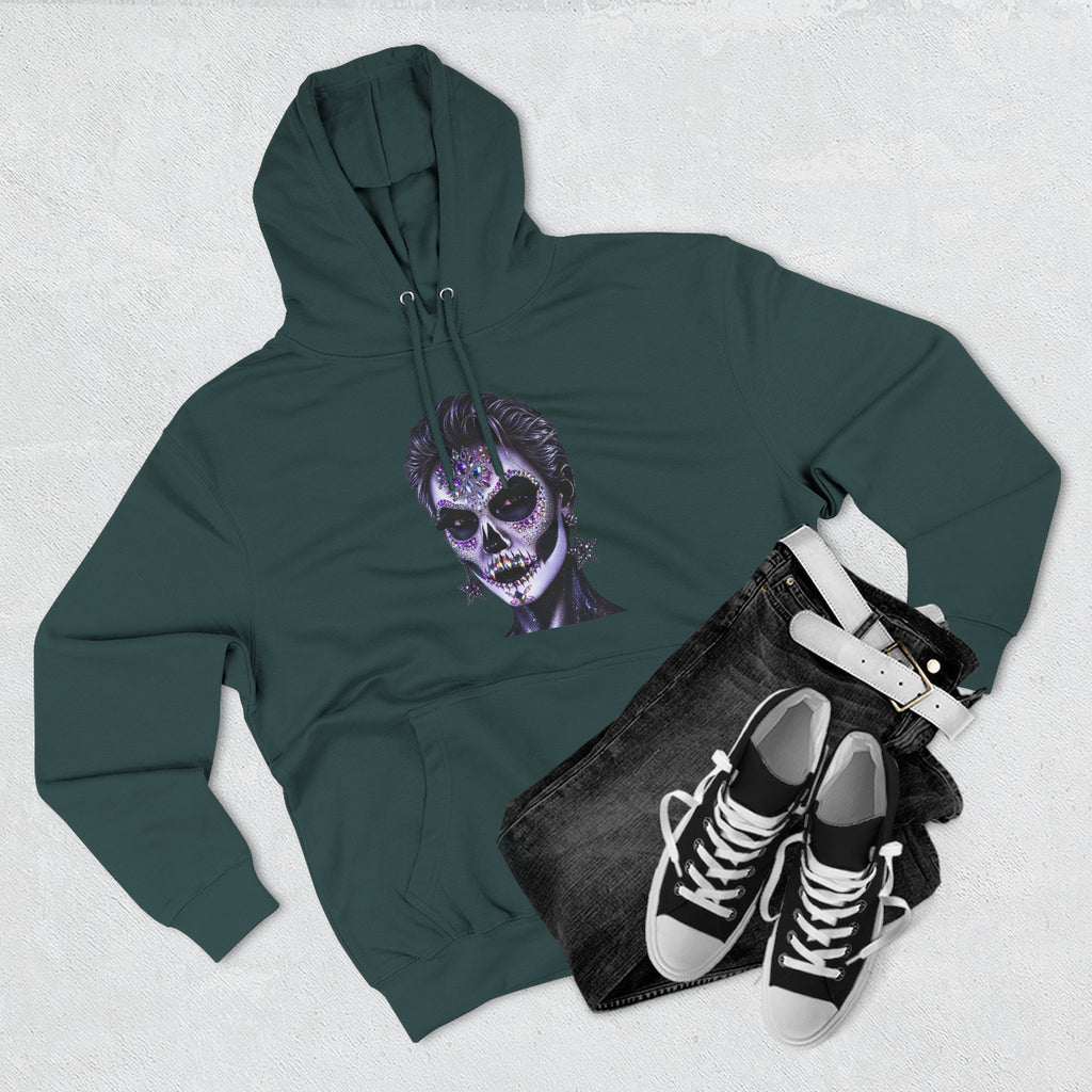 Halloween - Día de los Muertos -Three-Panel Fleece Hoodie