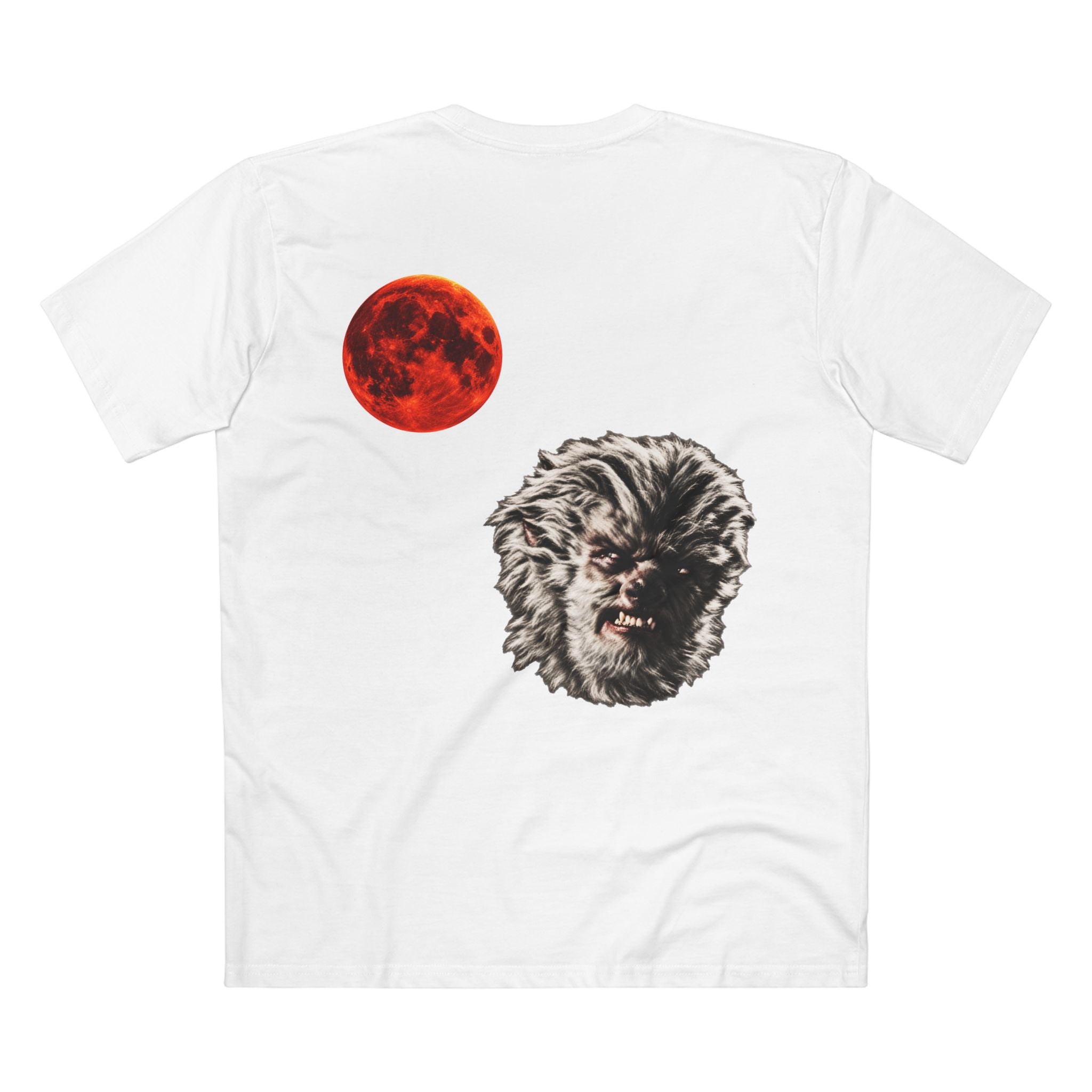 Halloween - Midnight Moon and Werewolf - Adult Staple Tee