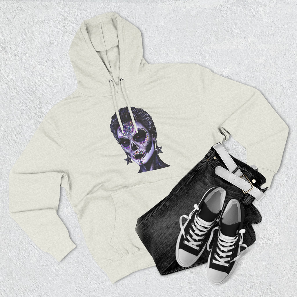 Halloween - Día de los Muertos -Three-Panel Fleece Hoodie