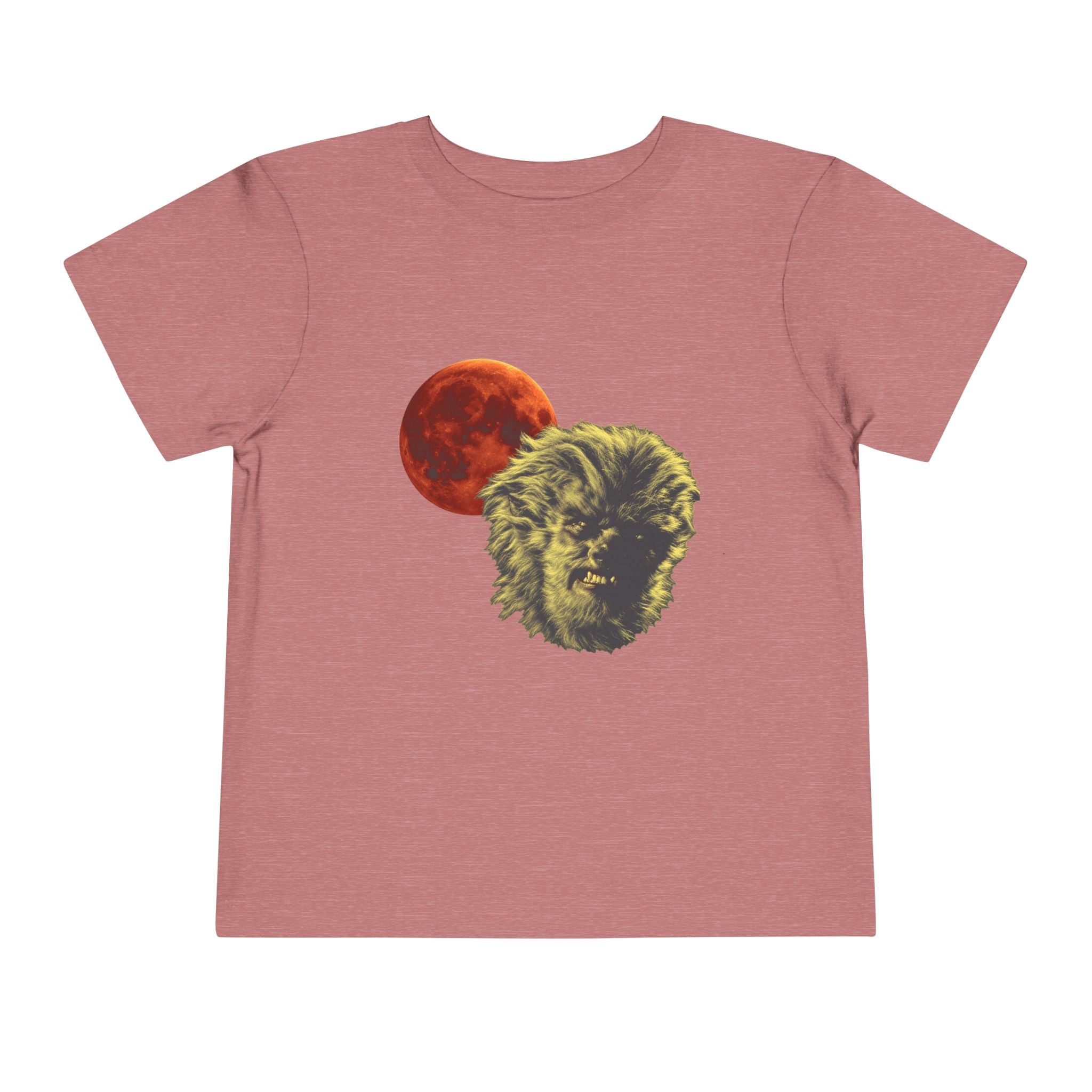 Halloween - Blood Moon and Werewolf - Toddler Short Sleeve Tee