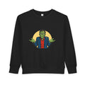 Halloween - Zombie Troubles - Kids Sweatshirt — Cute Shrugging Zombie Toddler Pullover
