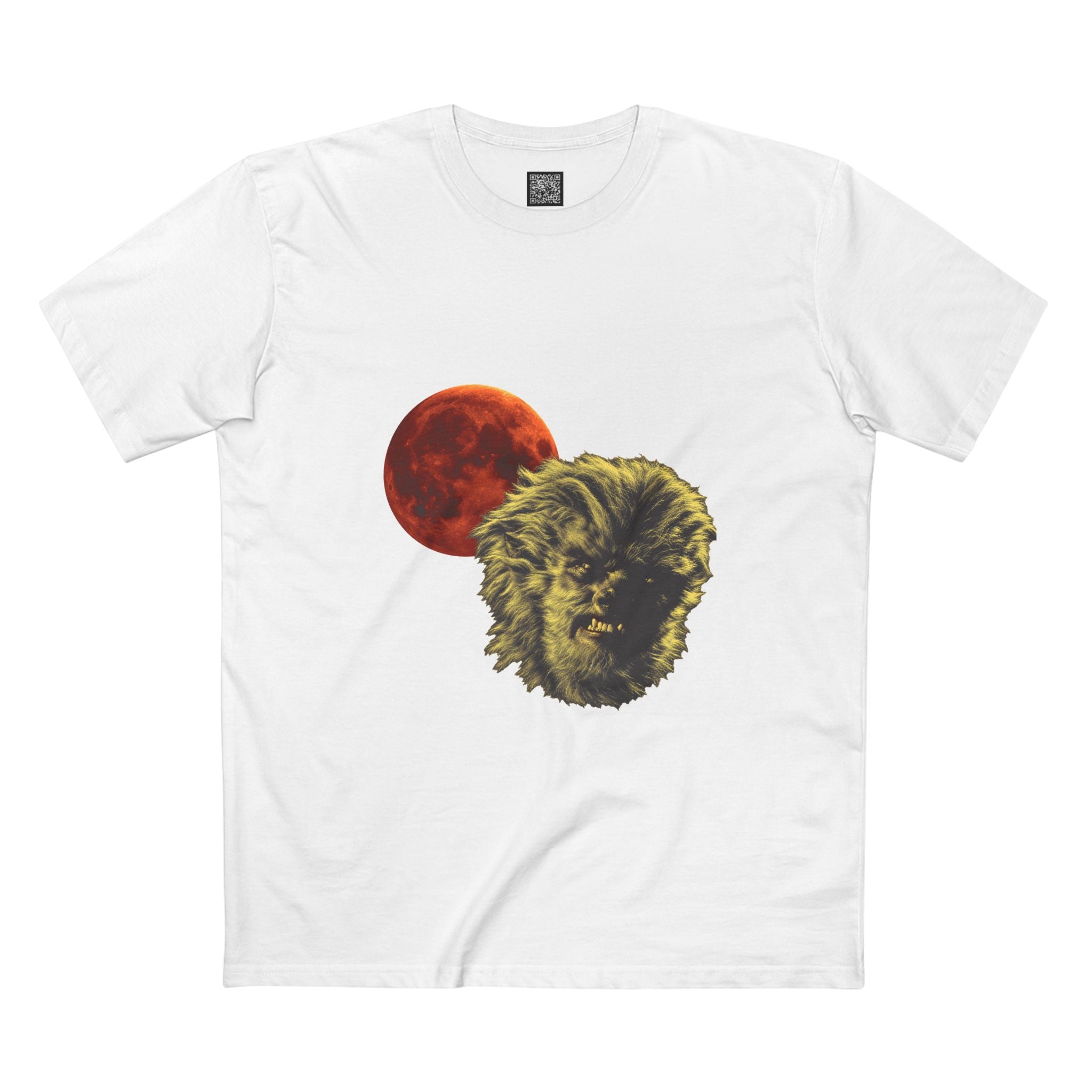 Halloween - Midnight Moon and Werewolf - Adult Staple Tee