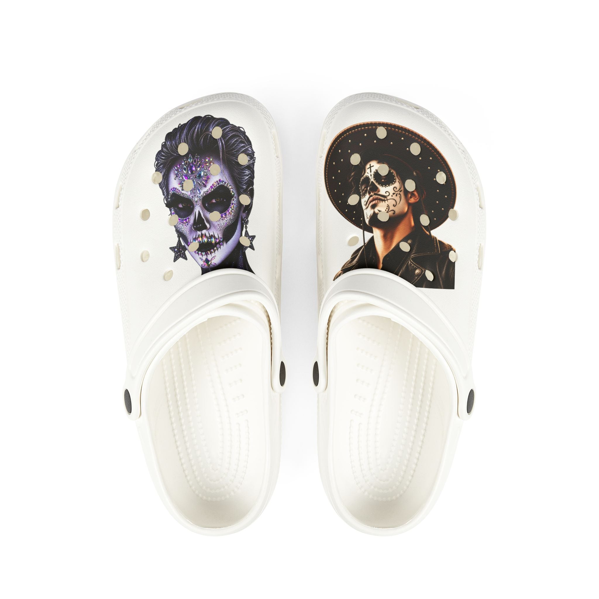 Halloween - Día de los Muertos - EVA Foam Rubber Shoes (AOP)