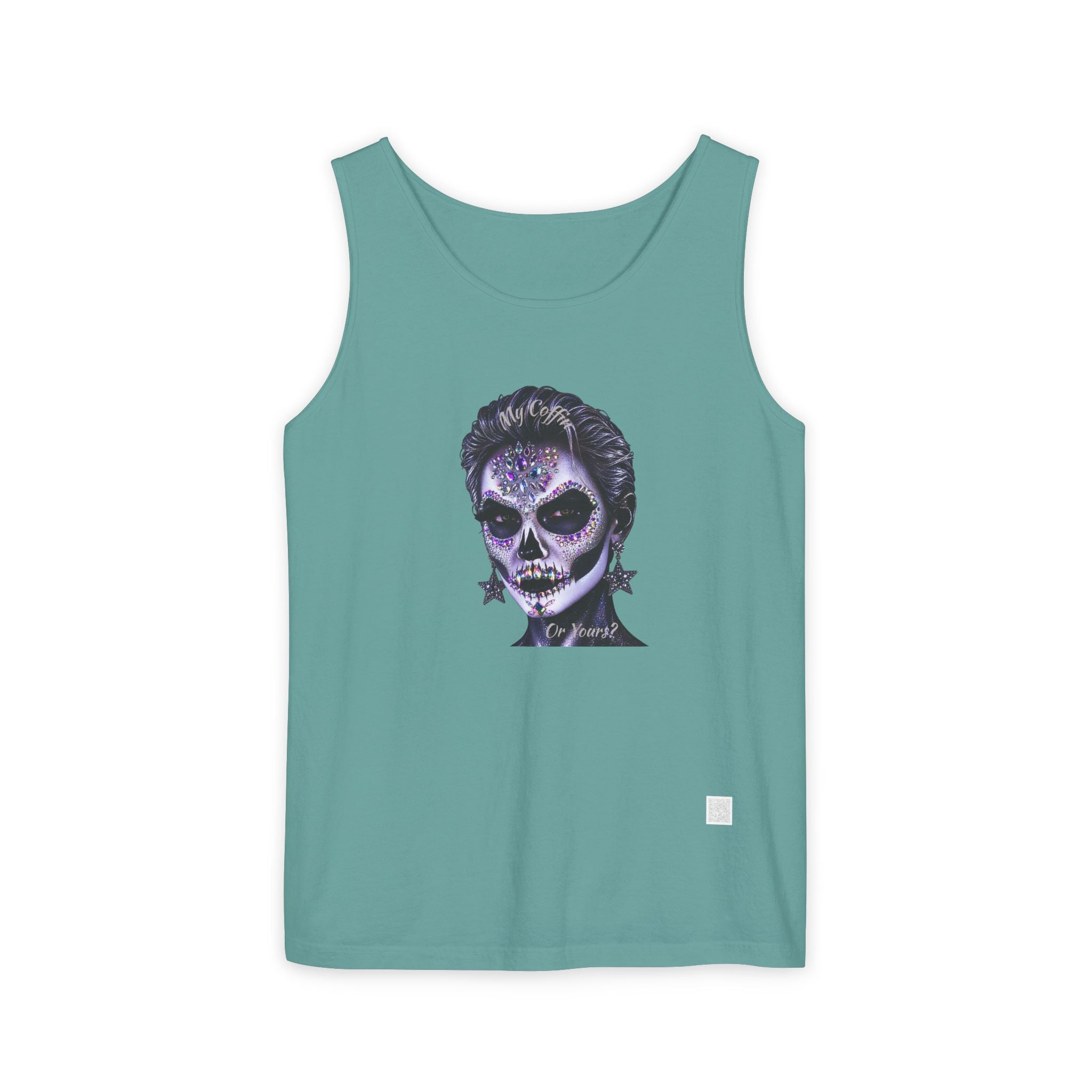 Halloween - Día de los Muertos -Unisex Garment-Dyed Tank Top