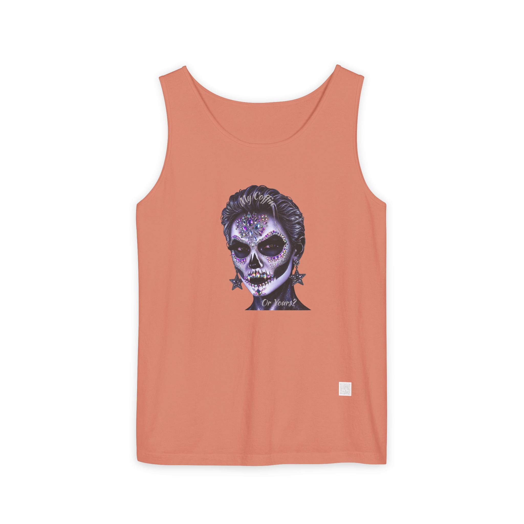 Halloween - Día de los Muertos -Unisex Garment-Dyed Tank Top