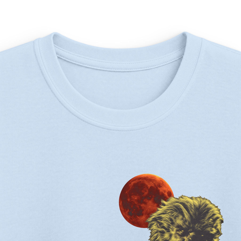 Halloween - Midnight Moon and Werewolf - Kids Softstyle Tee