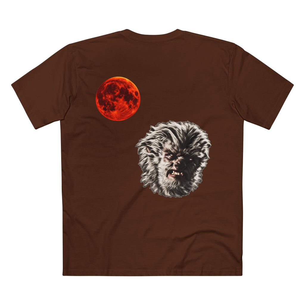 Halloween - Midnight Moon and Werewolf - Adult Staple Tee