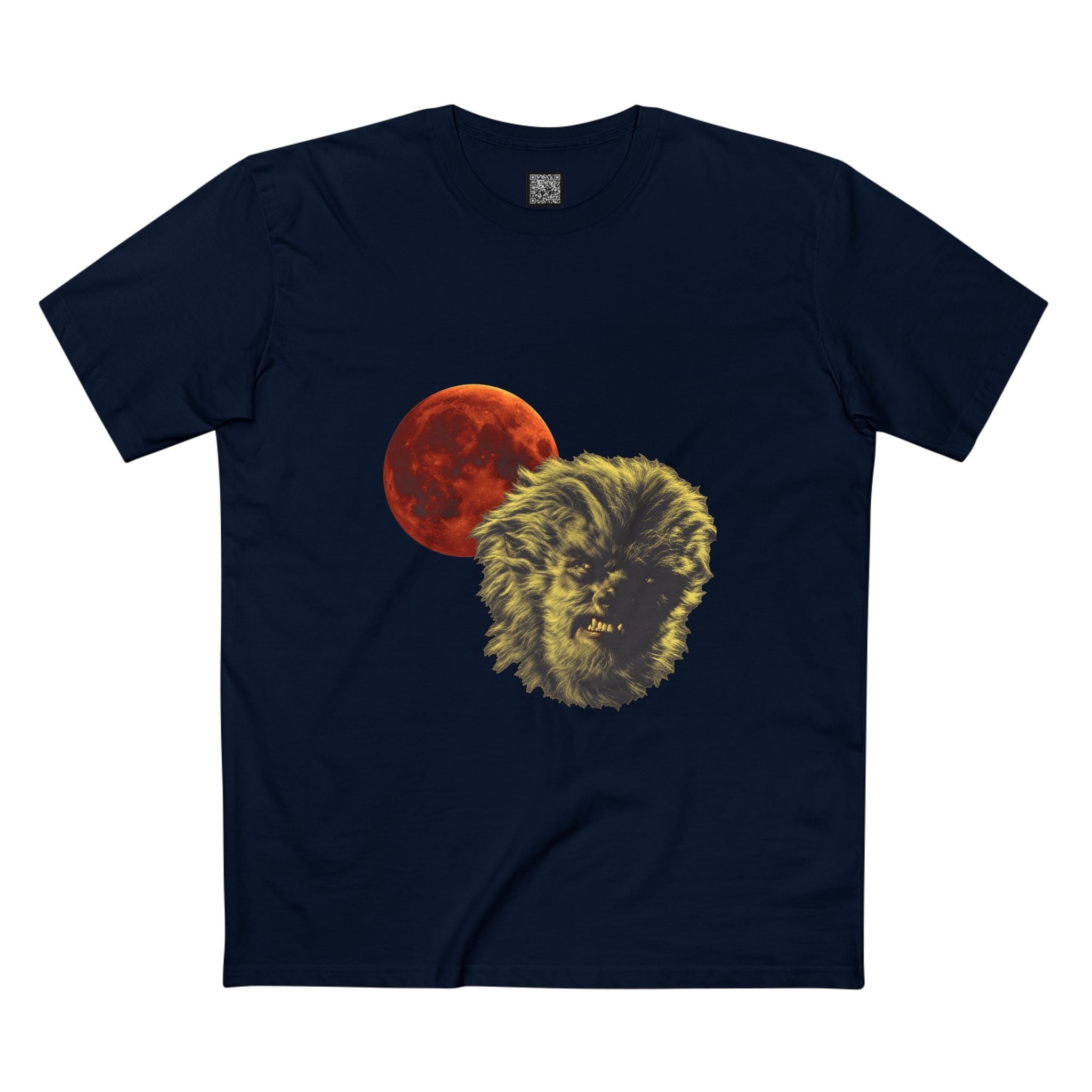 Halloween - Midnight Moon and Werewolf - Adult Staple Tee