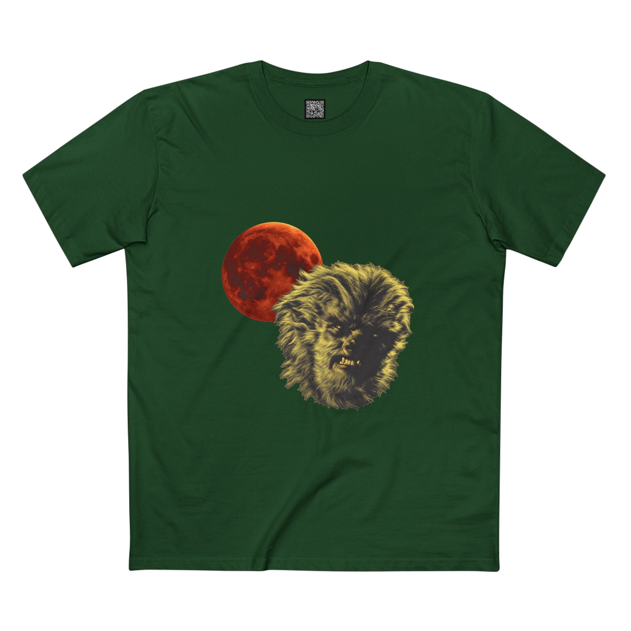 Halloween - Midnight Moon and Werewolf - Adult Staple Tee