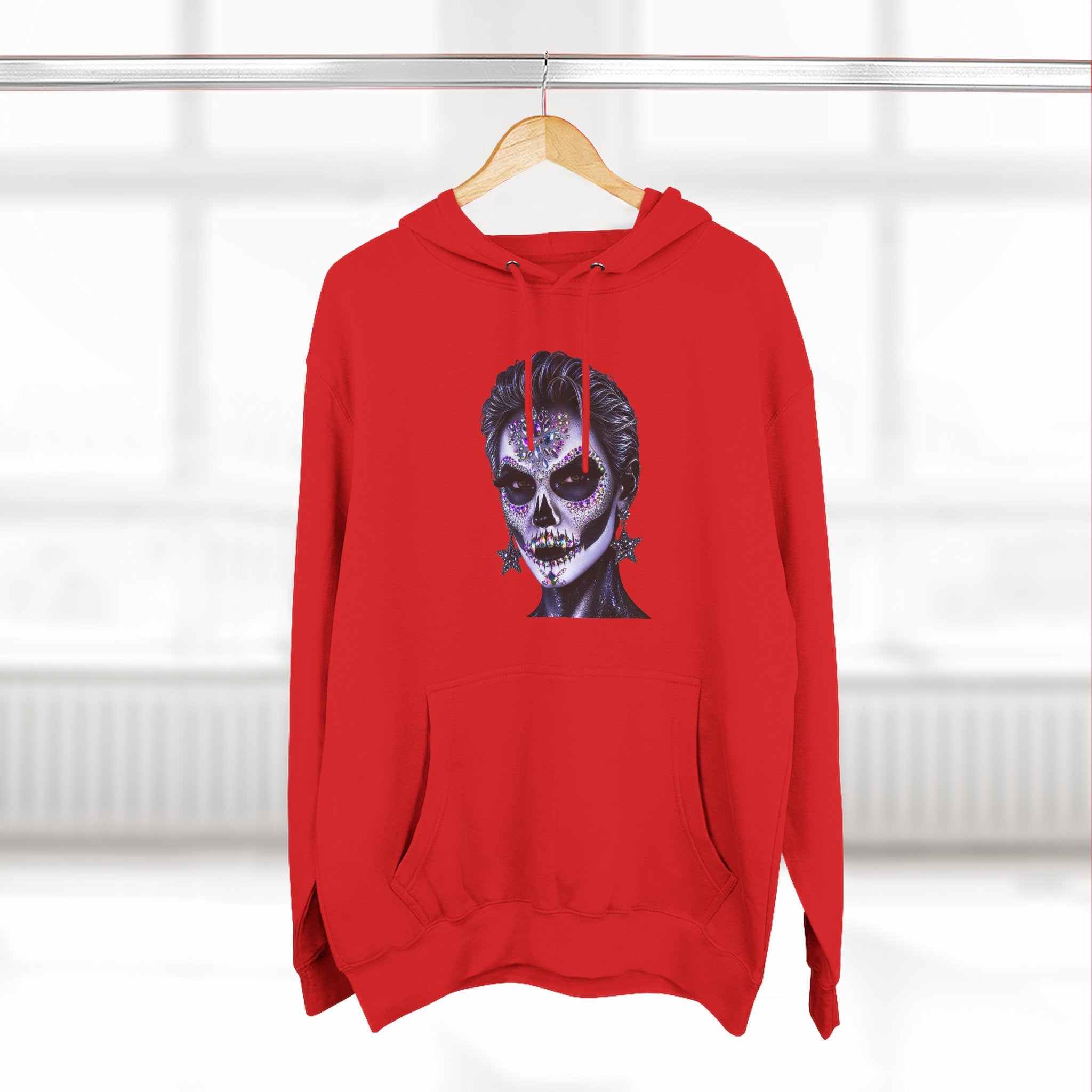 Halloween - Día de los Muertos -Three-Panel Fleece Hoodie