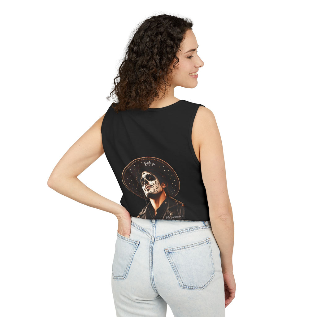 Halloween - Día de los Muertos -Unisex Garment-Dyed Tank Top