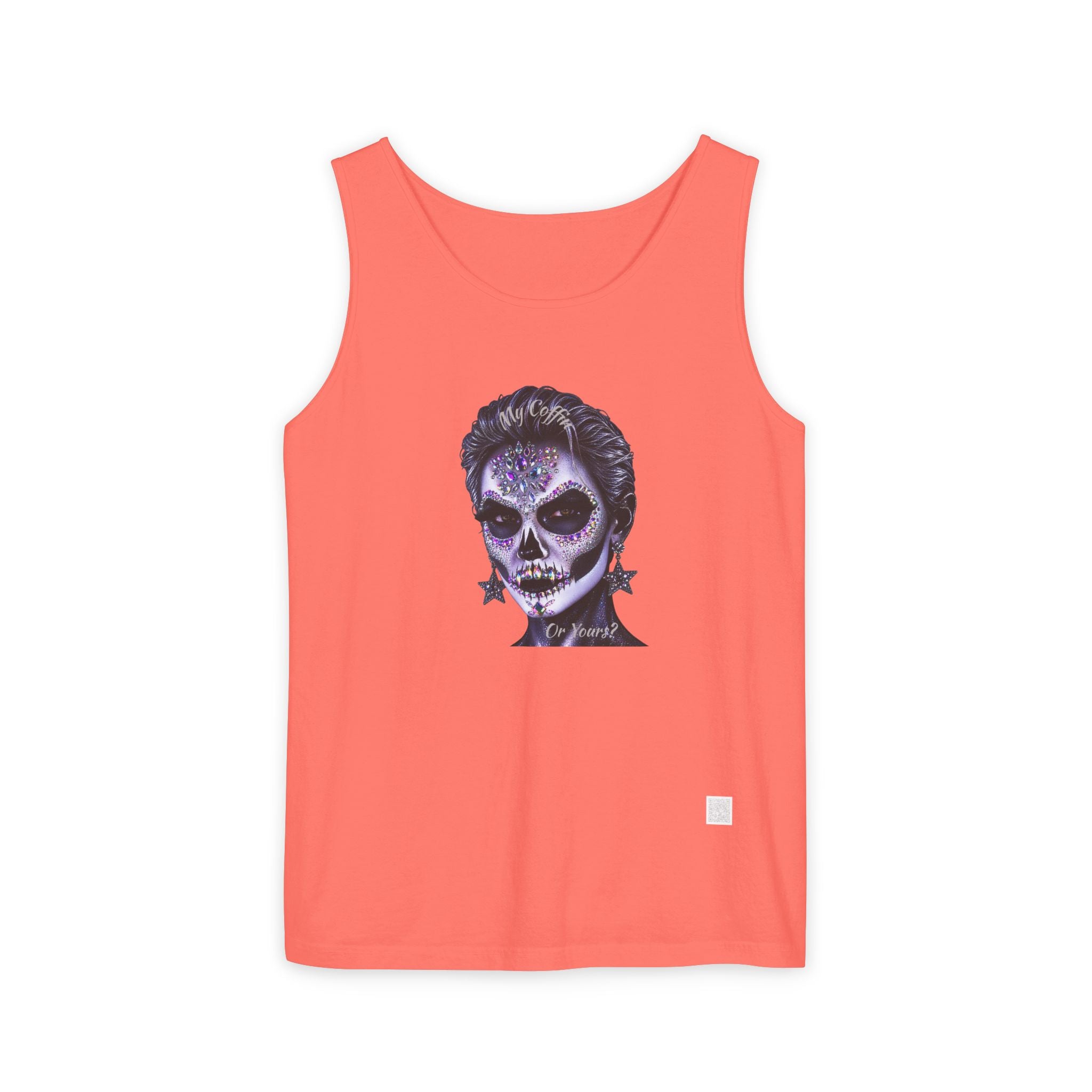 Halloween - Día de los Muertos -Unisex Garment-Dyed Tank Top