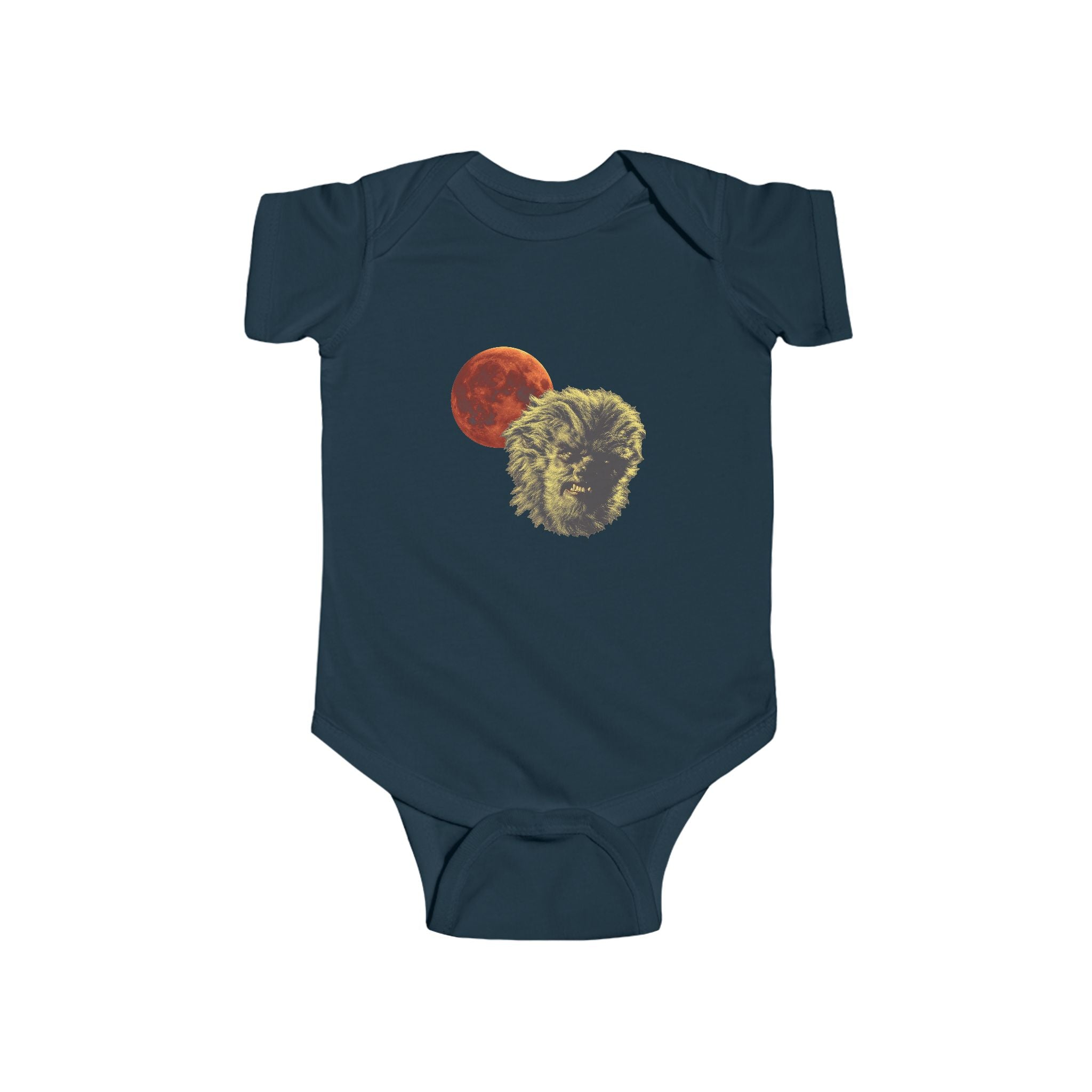 Halloween - Midnight Moon and Werewolf - Infant Fine Jersey Bodysuit