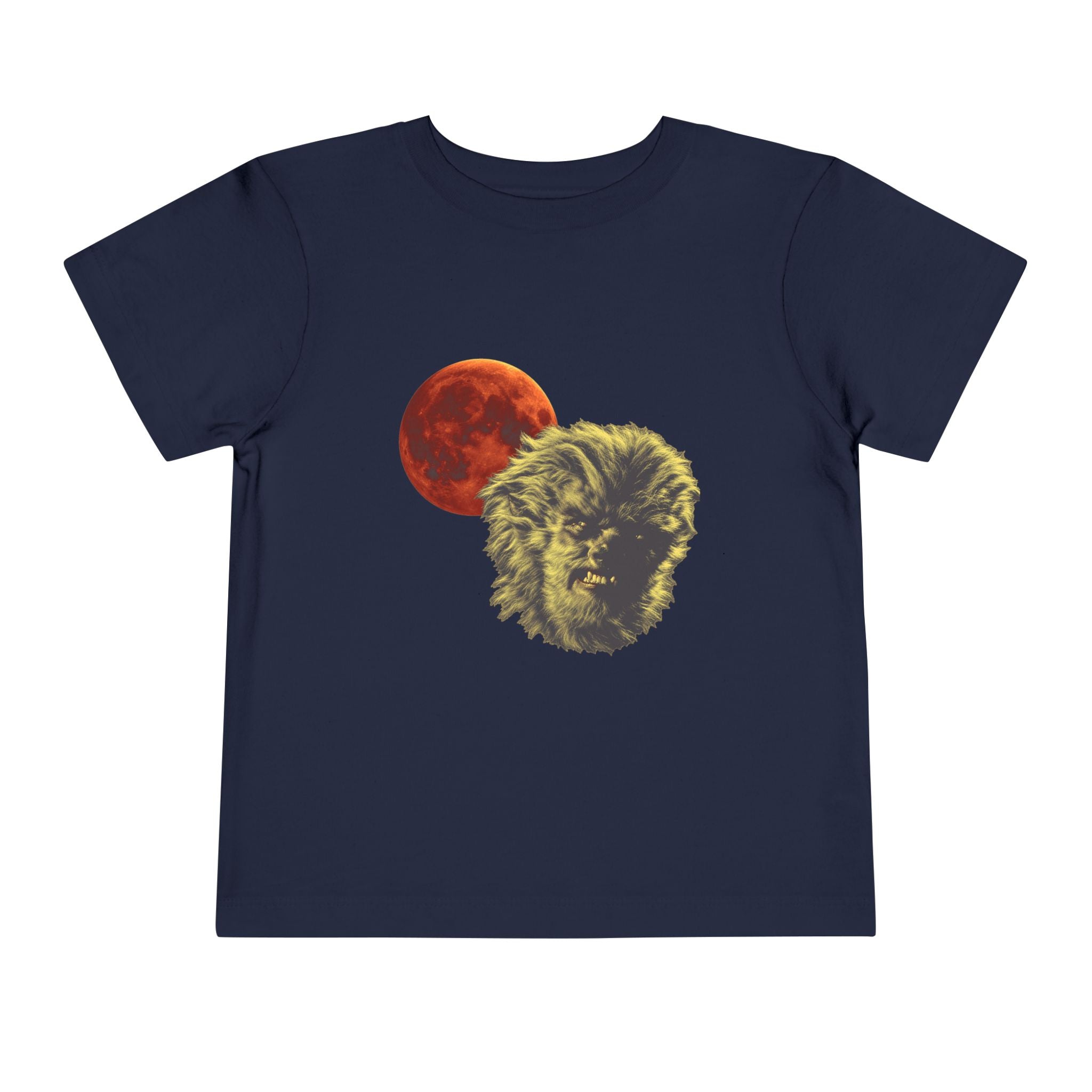Halloween - Blood Moon and Werewolf - Toddler Short Sleeve Tee