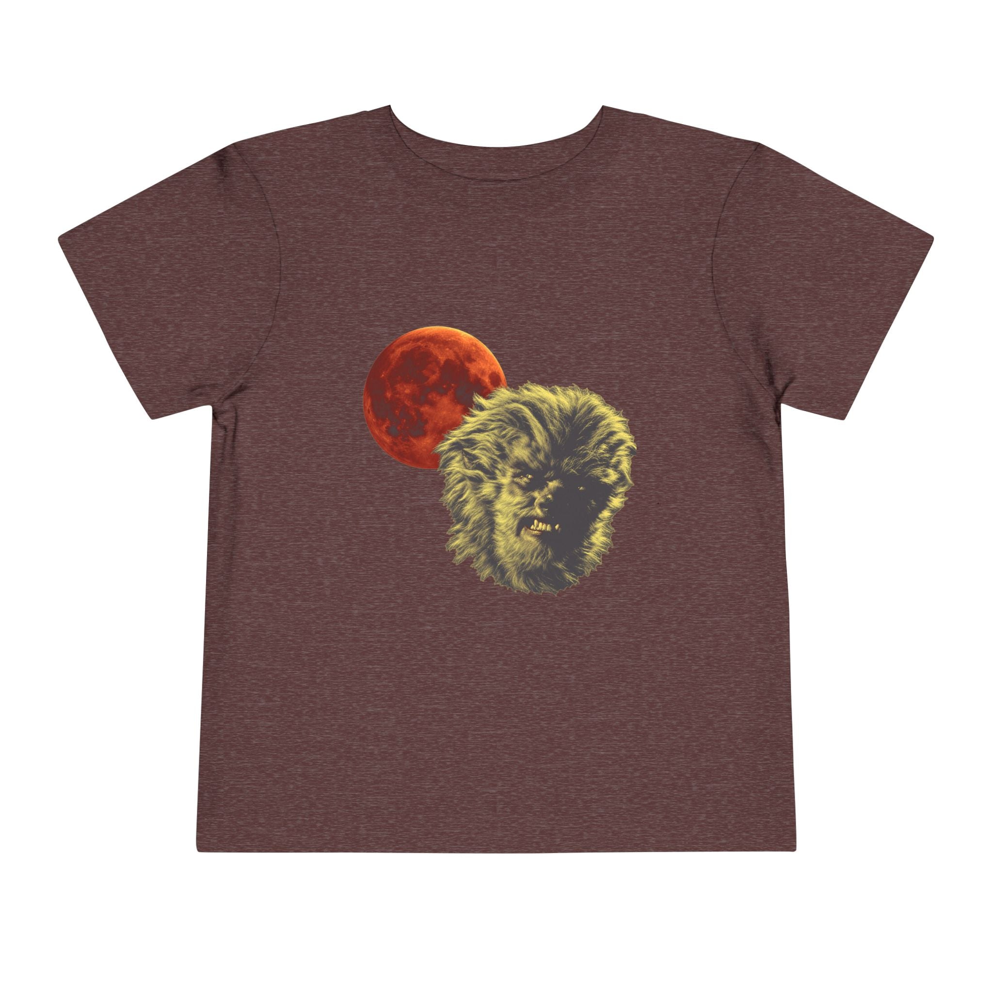 Halloween - Blood Moon and Werewolf - Toddler Short Sleeve Tee