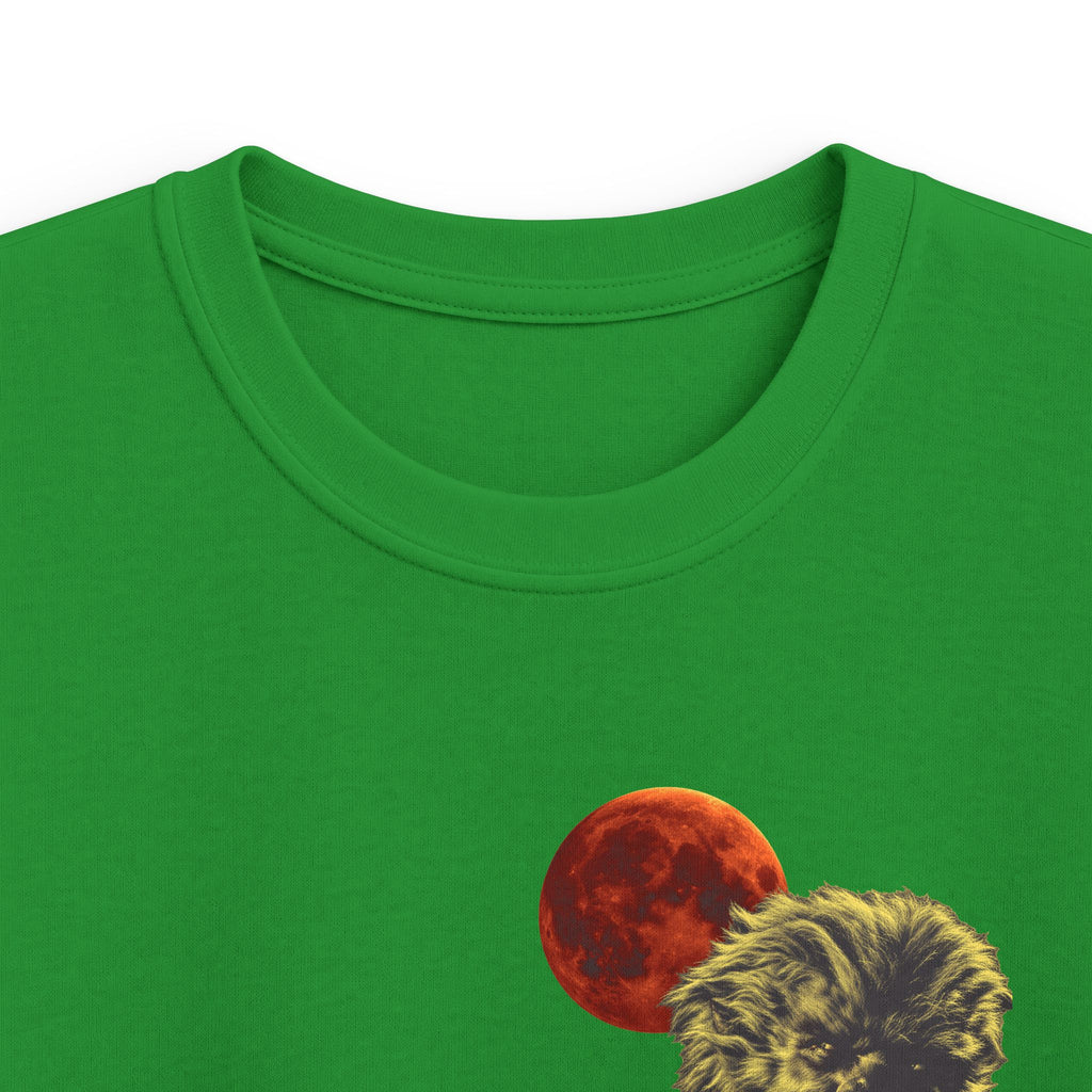 Halloween - Midnight Moon and Werewolf - Kids Softstyle Tee