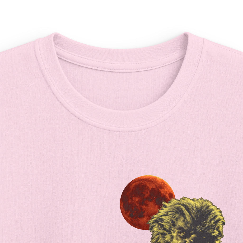 Halloween - Midnight Moon and Werewolf - Kids Softstyle Tee