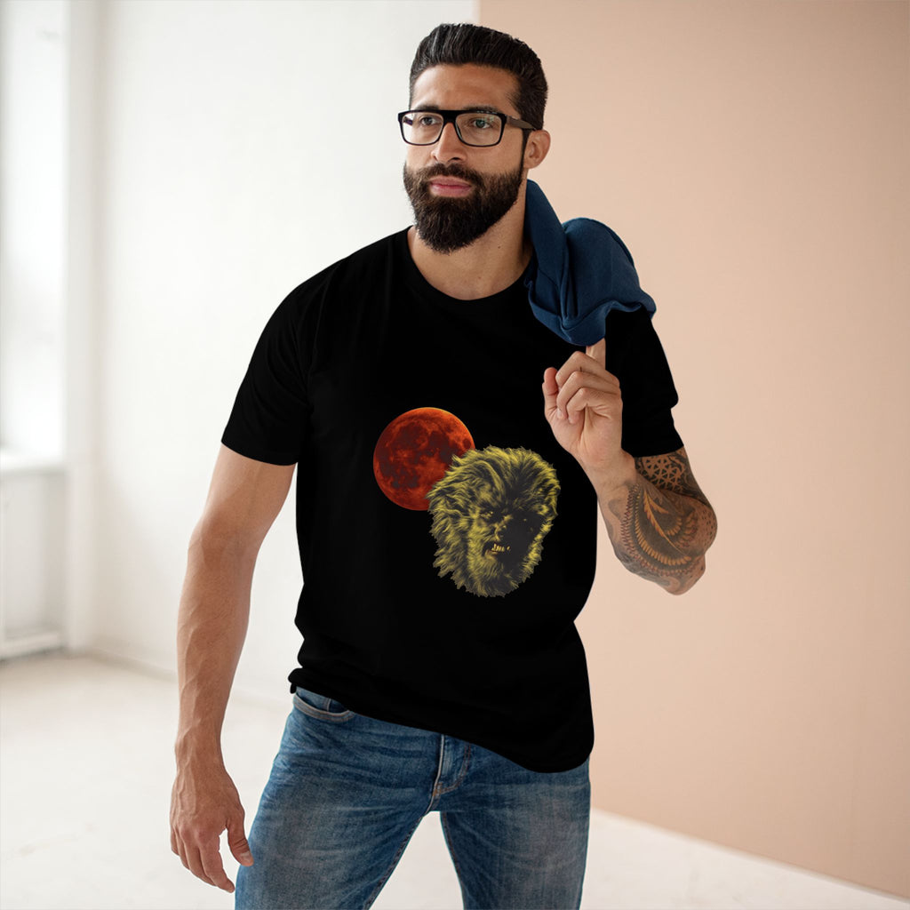 Halloween - Midnight Moon and Werewolf - Adult Staple Tee