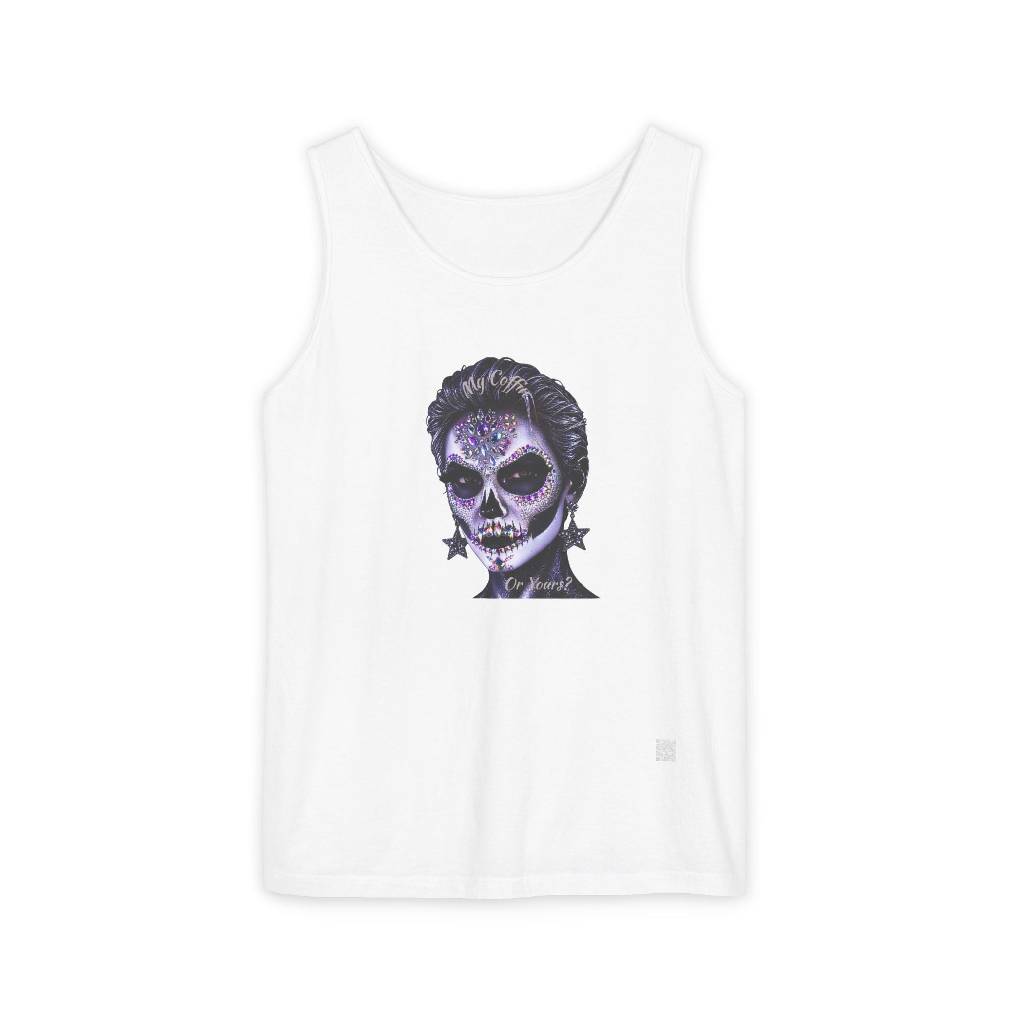 Halloween - Día de los Muertos -Unisex Garment-Dyed Tank Top