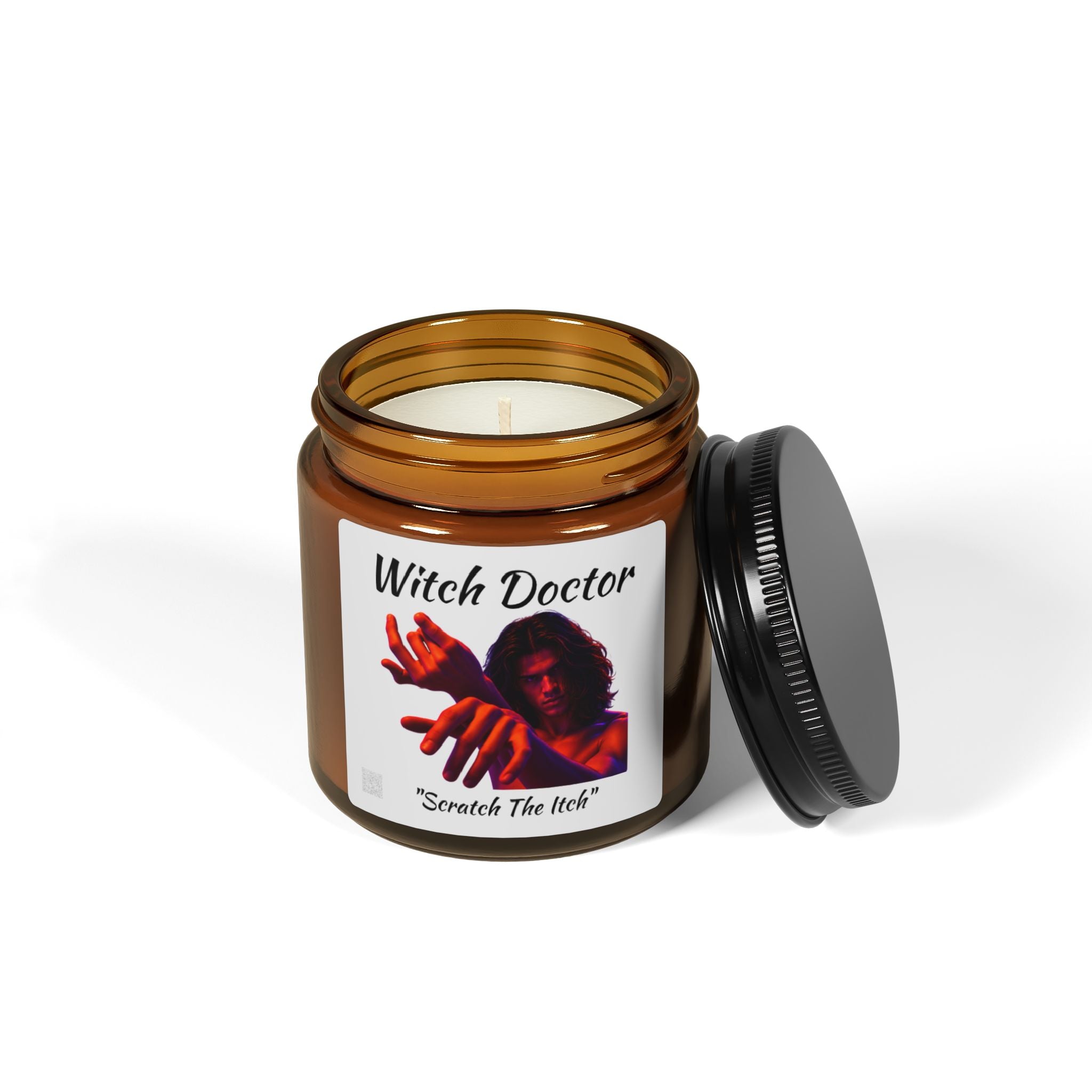 Halloween - Witch Doctor - Scented Soy Candle (Multi-Size, Amber Jar)