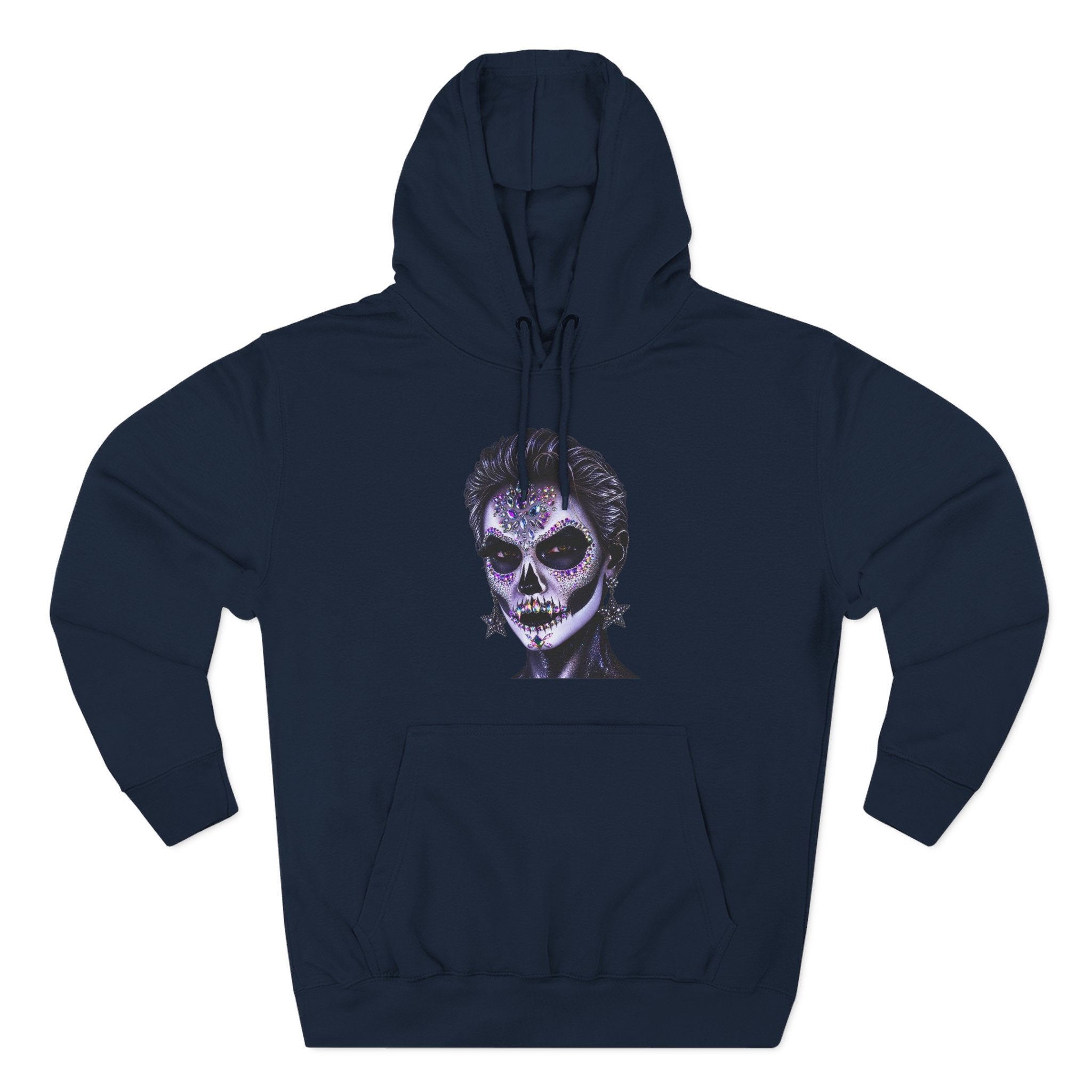 Halloween - Día de los Muertos -Three-Panel Fleece Hoodie