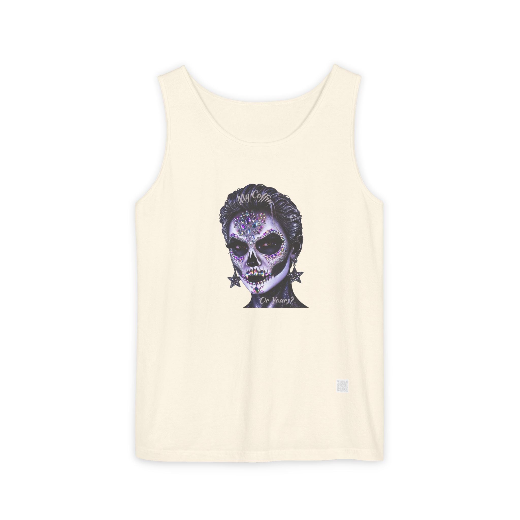 Halloween - Día de los Muertos -Unisex Garment-Dyed Tank Top