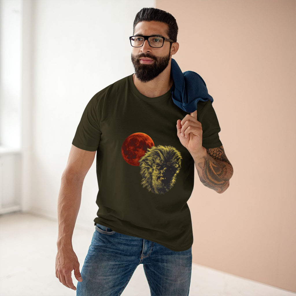 Halloween - Midnight Moon and Werewolf - Adult Staple Tee