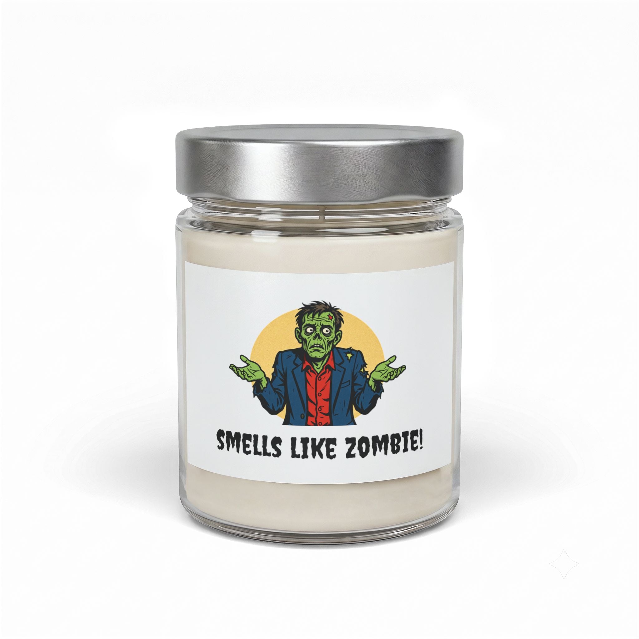 Halloween - Zombie Troubles - Smells Like Zombie! Soy Candle – 9oz Jar (Funny Halloween Zombie Scent)