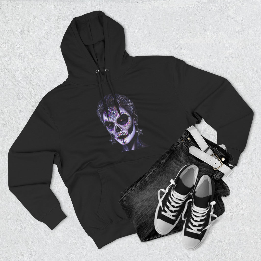 Halloween - Día de los Muertos -Three-Panel Fleece Hoodie